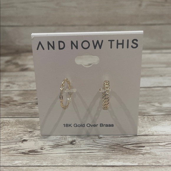 And Now This Jewelry - And Now This Gold Textured‎ Ring